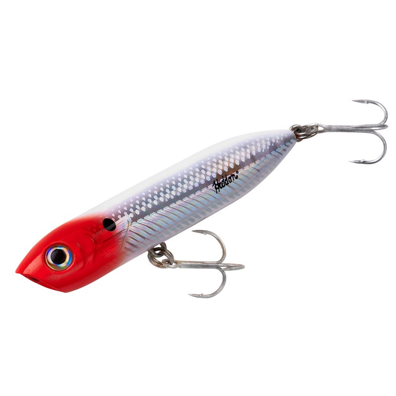 Heddon Saltwater Chug'n Spook Junior Fishing Lure, Red Head Flash, (1/2 oz) - Image 1